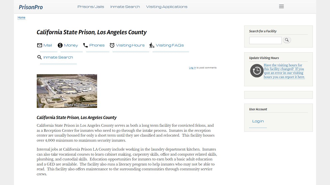 California State Prison, Los Angeles County